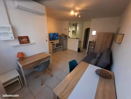 t1 bis meublé 30 m² climatisation quartier jean jaures