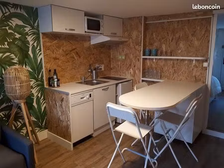 t2 meublé et équipé - 32m² royan foncillon - 540 tout compris