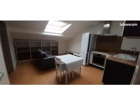 magnifique t2 très clair  aménagé en comble entièrement neuf. idéal pour un(e) étudiant(e)