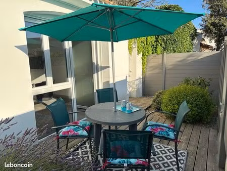 maison meublée t2 - 33m2 avec local vélo & 2 terrasses - 10min fac