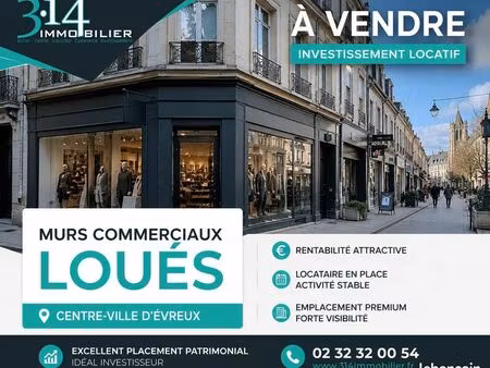 local commercial 30 m² évreux