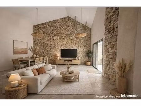 maison de village à tavel entièrement rénovée à vendre