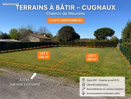 terrain 493 m2