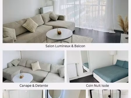 t1bis 30m² rénové & optimisé – lumineux – lormont