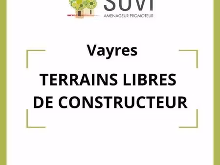 terrain 429 m² vayres