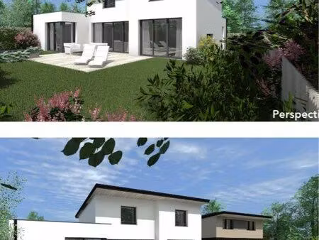 maison d’architecte en cours de construction