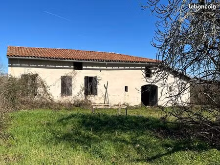 terrain constructible avec ferme à rénover