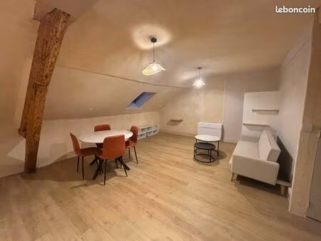 à louer - appartement t3 meublé entièrement renové
