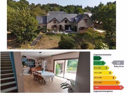 ? maison de caractère 300 m² – 5 chambres – terrain 4 000 m² – arzano