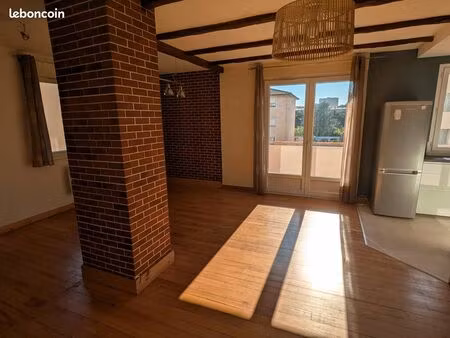 vente t2 lumineux avec charme de l’ancien (toulouse: saint-cyprien / patte d’oie)