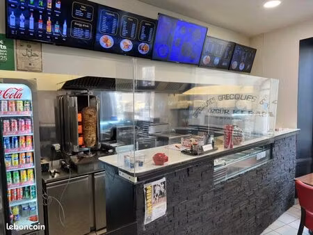 fonds de commerce – kebab / tacos / burger / restauration rapide – morlaix centre-ville