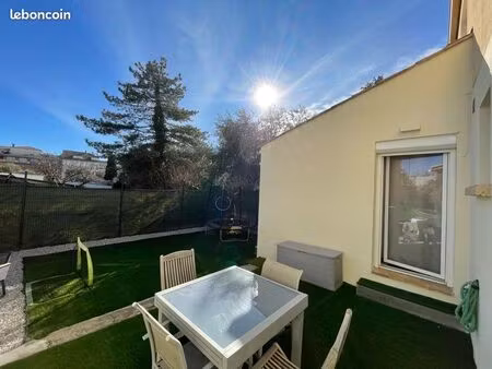 appartement + jardin + garage