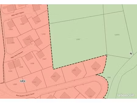 terrain 6000m2  zone n