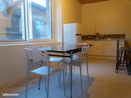 appartement t2 meublé 60 m²   terrasse 40 m²  proche centre ville