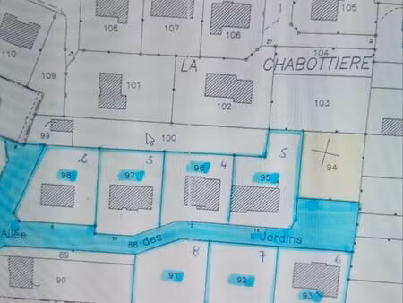 terrain constructible à saint avertin