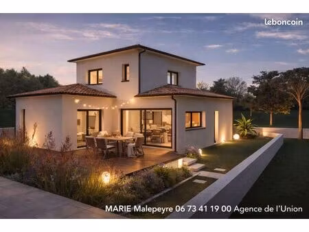 à 5 min de castelnau-d’estrétefonds : maison 98 m² avec suite parentale sur beau terrain d