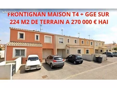 pavillon 4 pièces 86 m²