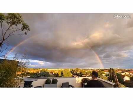 rooftop exceptionnel – t4 dernier étage avec 80 m² de terrasses  jacuzzi  vue dégagée et c
