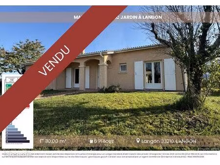 maison 5 pièces 110 m²