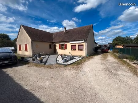 maison plein pied huisseau sur cosson