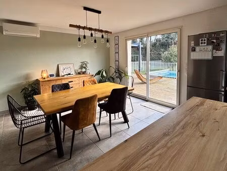 maison récente 110 m² avec piscine et garage – grand terrain 2 586 m² – calme & sans vis-à
