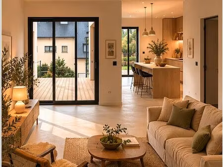 maison neuve contemporaine avec studio indépendant