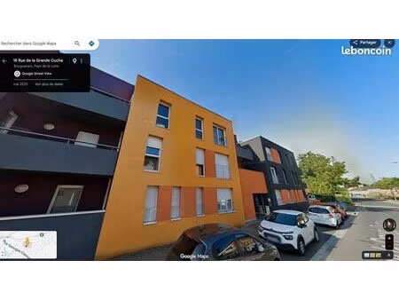 t2 lumineux de 37 m² + terrasse et parking – bouguenais