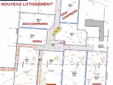 terrain 626 m² mouzeil
