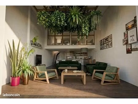 superbe loft lumineux 100m² – 3 chambres – à deux pas de la plage