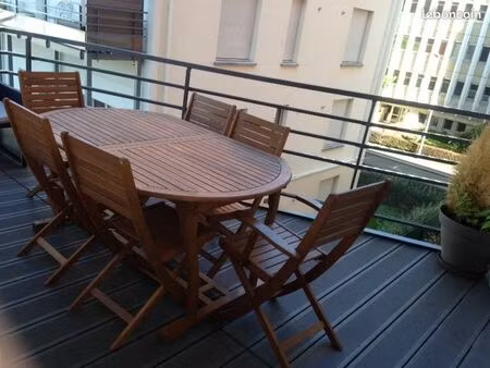 f3 orleans centre avec terrasse et parkings ss