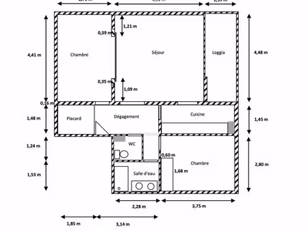 t3 rénové 61 m² + terrasse 8 m² + parking + piscine – centre-ville la grande-motte