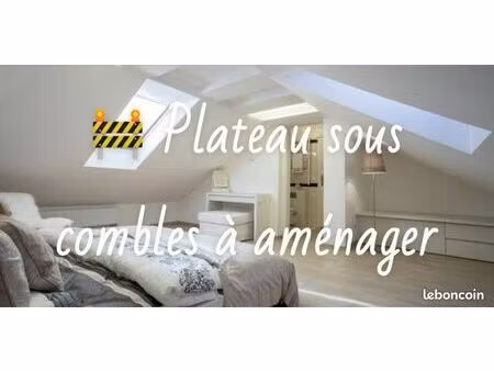 plateau sous combles investisseurs ou habitation
