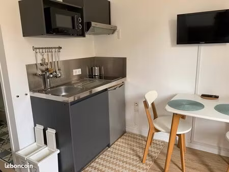 location studio meublé saint-malo - paramé