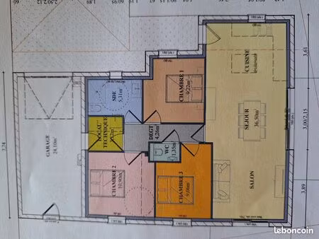 maison plain-pied 80 m2