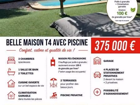 belle villa + piscine