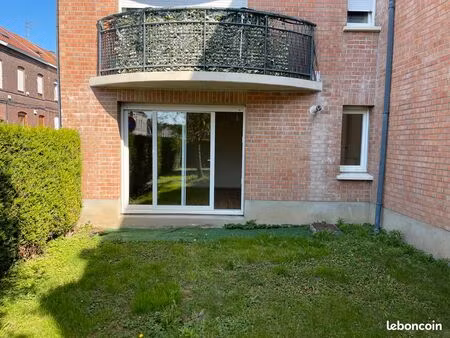 lys lez lannoy saint-luc appartement type 2 en rez de jardin
