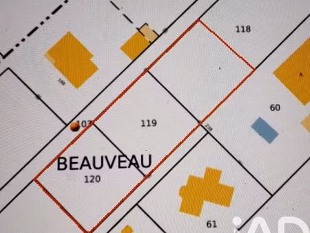 terrain 1800 m² haucourt-moulaine