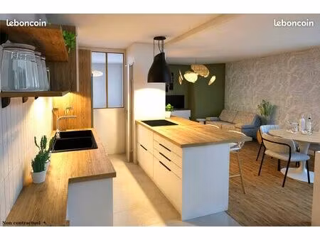 t2 meublé avec balcon – rennes cite judiciaire / arsenal-redon