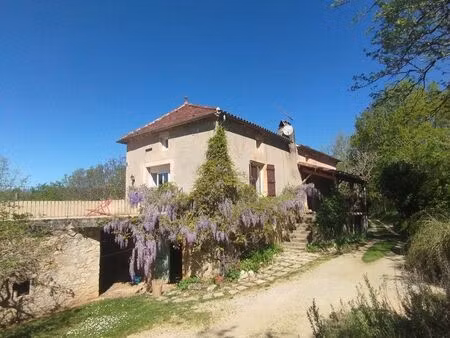 maison en pierre au milieu de plus de 4 hectares avec piscine