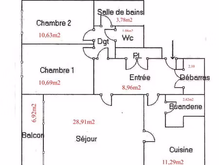 appartement type 4