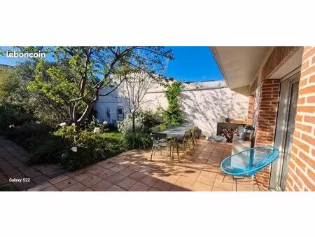 maison de ville rénovée avec jardin et terrasse toulouse roseraie bonnefoy gramont