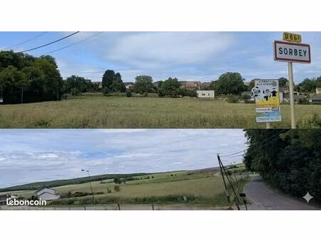 exclusivité : 5 parcelles d'exception d'environ 7 5 ares à sorbey – plus beau village de l
