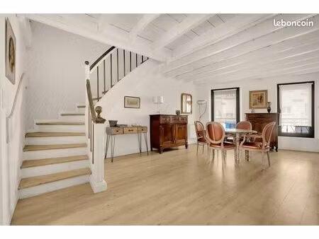 a vendre / t4 en duplex de 130m2 habitables traversant + grande véranda plein sud sans vis