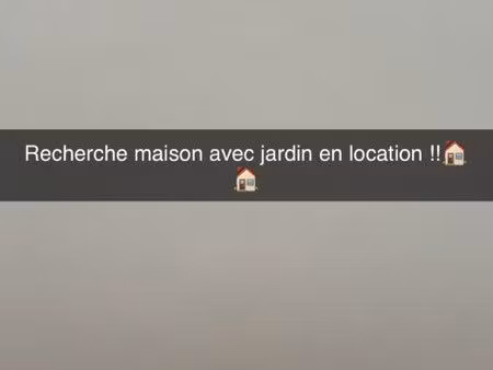 recherche maison en location