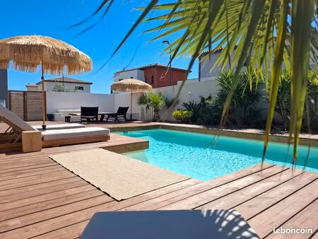 vente villa avec piscine sete