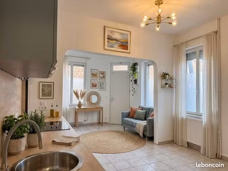 maison refaite à neuf lille hellemmes 3 chambres + bureau