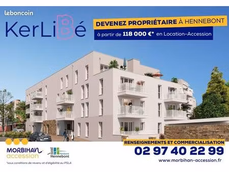 appartement 31 m² hennebont