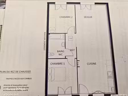 maison 3 pièces 70 m²