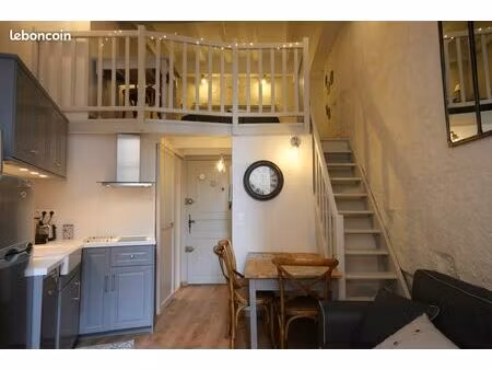 duplex mezzanine tout équipé 30m² ecusson lycée joffre