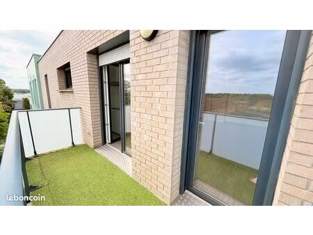 lesquin appartement t3  dernier étage  quartier la motte